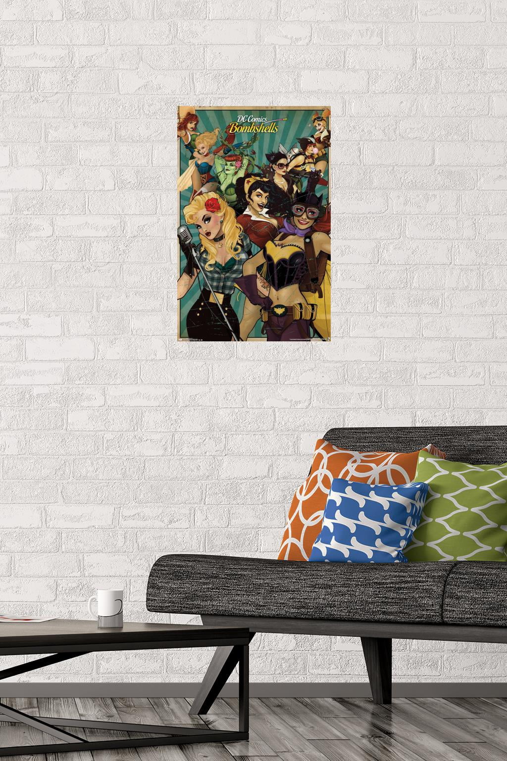 DC Comics - Bombshells Wall Poster, 14.725" x 22.375"