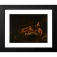 thumbnail image 2 of David Ryckaert III 24x19 Black Modern Framed Museum Art Print Titled - Satyr and Peasants (1651), 2 of 5