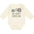 thumbnail image 3 of Inktastic My Pappy Grandpa Loves Me Boys or Girls Long Sleeve Baby Bodysuit, 3 of 5