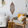 thumbnail image 4 of Macrame Woven Wall Hanging Dream Catcher Room Door Decor(brown), 4 of 5