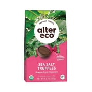 Alter Eco Organic Sea Salt Truffles Dark Chocolate 4.2 oz Pack of 2
