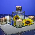 thumbnail image 2 of Richland Metallic Gold Mercury Square Votive Holder Set of 12, 2 of 5