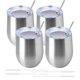 thumbnail image 1 of Vaso de vino YEBTS Life, acero inoxidable, paquete de 4 unidades, 350 ml, 1 of 6