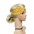 thumbnail image 2 of MSJUHEG Hair Ties Headbands For Women Flapper Great Gatsby Headband Pearl Charleston Party Bridal Headpiece Lady Hair Bands Gold One Size, 2 of 4