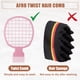 thumbnail image 5 of Peine de trenzado único Bargains Peine Afro Peine de rizo Afro Herramienta de peine de trenzado adecuada para cabello grueso y esponjoso Rosa, 5 of 7