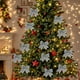 thumbnail image 5 of Adornos navideños, regalos de Navidad (6 piezas): Mini adornos navideños de 9 cm para colgar en el árbol de Navidad (campana colgante)., 5 of 8