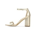 thumbnail image 2 of Sam Edelman Womens Daniella Leather Square Toe Dress Sandals, 2 of 3