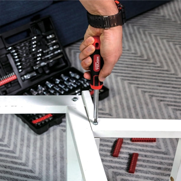 Hyper Tough 144-Piece 1/4, 3/8 and 1/2-inch Drive Mechanics Tool