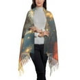 thumbnail image 2 of Haiem Starry Sky White Horse Pattern Women's Long Blanket Scarf Chunky Oversized Winter Fall Warm Scarf Big Tartan Scarves Wrap Shawl Ladies Gifts, 2 of 8