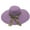 Purple, variant on harmtty Sunscreen Braided Foldable Straw Hat Leopard Bowknot Decor Wide Brim Women Beach Hat Fashion Accessories