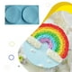 thumbnail image 4 of Advancent Molde antiadherente para hornear postres, gran capacidad, duradero, hermosos pasteles redondos, Gel de sílice ecológico Cocina y Comedor azul, 4 of 6