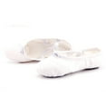 thumbnail image 5 of Xiaoxatg Girls Lightweight Dance Sneakers for Ballet Performance and Indoor Yoga Flexible Sole Comfortable Kids Footwear 5.5-6 Years White, 5 of 5