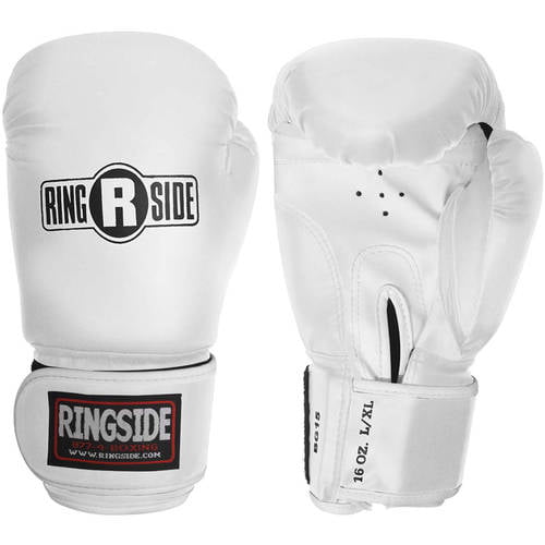 Ringside Youth Striker Training Sparring Kickboxing Black Boxing Gloves 