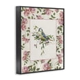 thumbnail image 2 of Stupell Industries Cottage Dainty Roses & Perched Bird Black Framed Giclee Art, 11 x 14, by Sally Swatland, 2 of 8