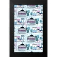 thumbnail image 2 of Wang, Melissa 10x14 Black Modern Framed Museum Art Print Titled - Bonjour Paris Collection E, 2 of 5