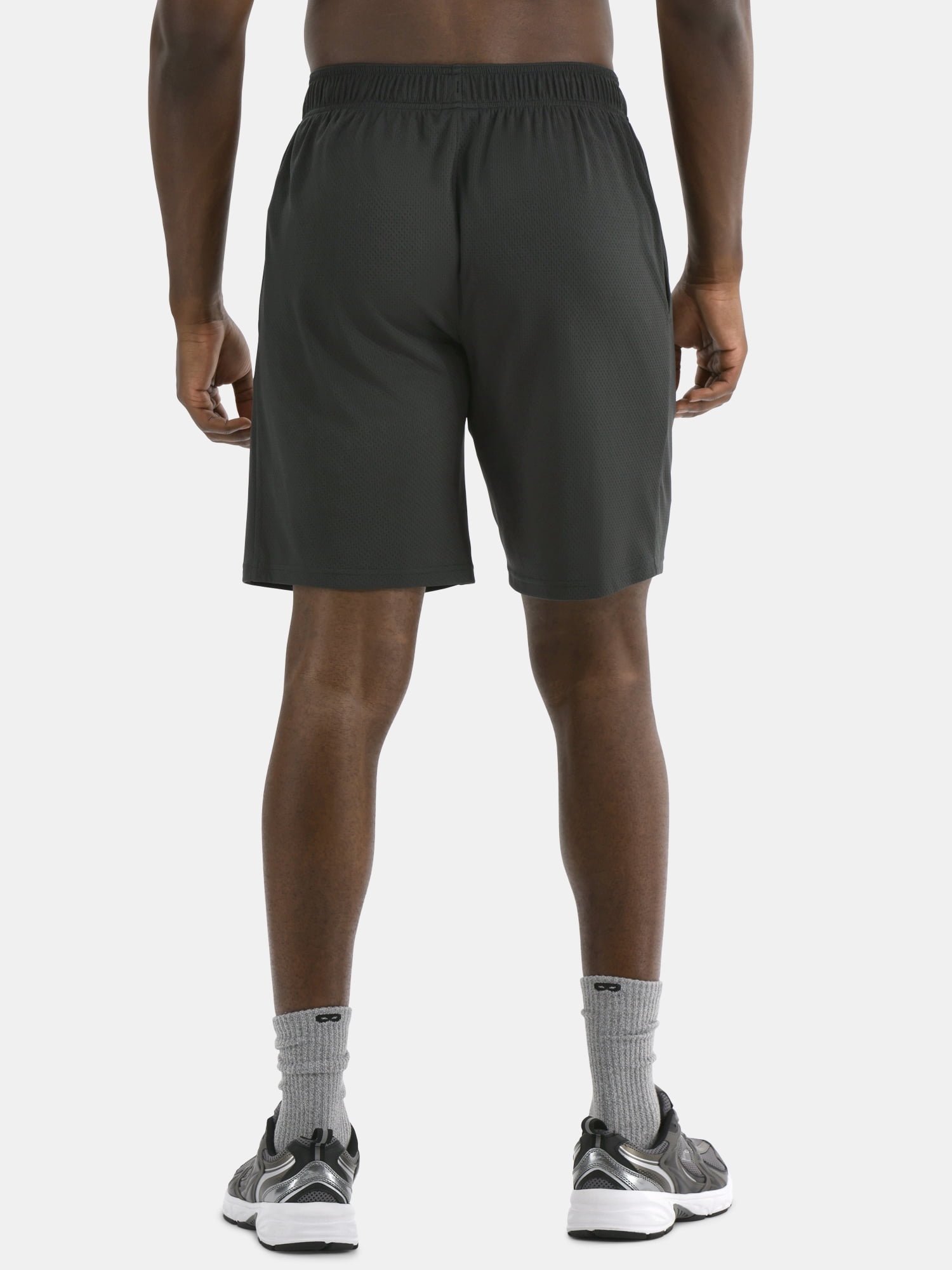 Athletic Works Men's and Big Men's Active Mesh Shorts, 9" Inseam, Sizes XS-5XB
