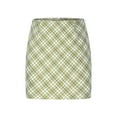 thumbnail image 4 of Njagoc3 Womens High - Waisted Plaid Mini Skirt - Preppy for Summer Casual Wear, 4 of 6