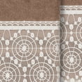 thumbnail image 2 of Linum Home Textiles 100% Turkish Cotton Arian 2PC Cream Lace Embellished Hand Towel Set, 2 of 2