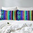 thumbnail image 4 of Erosebridal Leopard Print Sheet Set Twin, Geometry Stripe Bedding Sets Twin Size, Animal Decorative 3pcs, 4 of 6