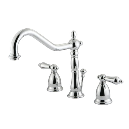 Kingston Brass Ks1991al 8 Inch Widespread Lavatory Faucet