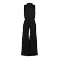 thumbnail image 4 of SRZYMJ Women's Jumpsuit with Pockets Stylish Women's Jumpsuit Elegant Solid Color Design Sleeveless Casual Wear Comfortable Loose Fit Fashionable Outfit for, 4 of 4