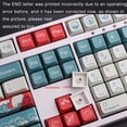 thumbnail image 2 of Keycaps 108 PBT Heat Sublimation XDA Profile Japanese Ukiyo-e Coral Sea Keycap for Cherry Switch Mechanical Keyboard, 2 of 7
