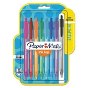 Paper MateJoy 100RT Retractable Ballpoint Pen, 1.0 mm, 8-Pack