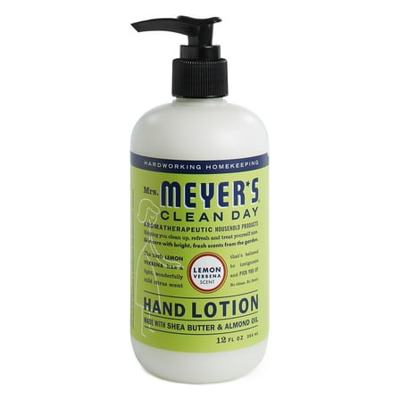 Mrs. Meyer's Clean Day Hand Lotion, Lemon Verbena Scent, 12 Ounce Bottle