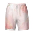 thumbnail image 4 of Lsque Mens Swim Trunks Pink Marble Pattern - Bathing Suit Compression Liner - Beach Swim Shorts Swimwear - (S-3XL) - Stretch Quick Dry -XX-Large, 4 of 9