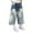 z-Blue54, variant on VNKIDY Women's Casual Pants Summer Distressed Blue Denim Bermuda Shorts High Waisted Baggy Jean Shorts With Extreme Ripped Details For Casual Daily Wear Leisure Pants