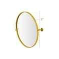 thumbnail image 5 of Elegant Decor Round pivot mirror 24 inch in gold, 5 of 9