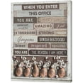 thumbnail image 2 of Farmhouse Inspirational Office Wall Art In This Office Pictures Wall Decor Motivational Teamwork Rustic Canvas Decor Prints Painting Framed Office Artwork for Office Ready to Hang 12"x16", 2 of 6