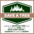 thumbnail image 4 of Fraser Hill Farm 6.5 Ft. Carmel Pine Slim Artificial Christmas Tree with Multi-Color LED String Lighting, 4 of 10