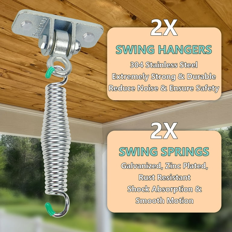 Heavy duty springs for porch swing hotsell