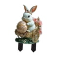 thumbnail image 2 of Letrero decorativo para patio de Pascua, decoración de fiesta, adorno 2D para macetas, césped, granja, 2 of 9