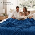 thumbnail image 5 of Utopia Bedding Navy Fleece Blanket Twin Size Lightweight Fuzzy Plush Anti-Static Microfiber Bed Blanket (60x80 Inch), 5 of 9