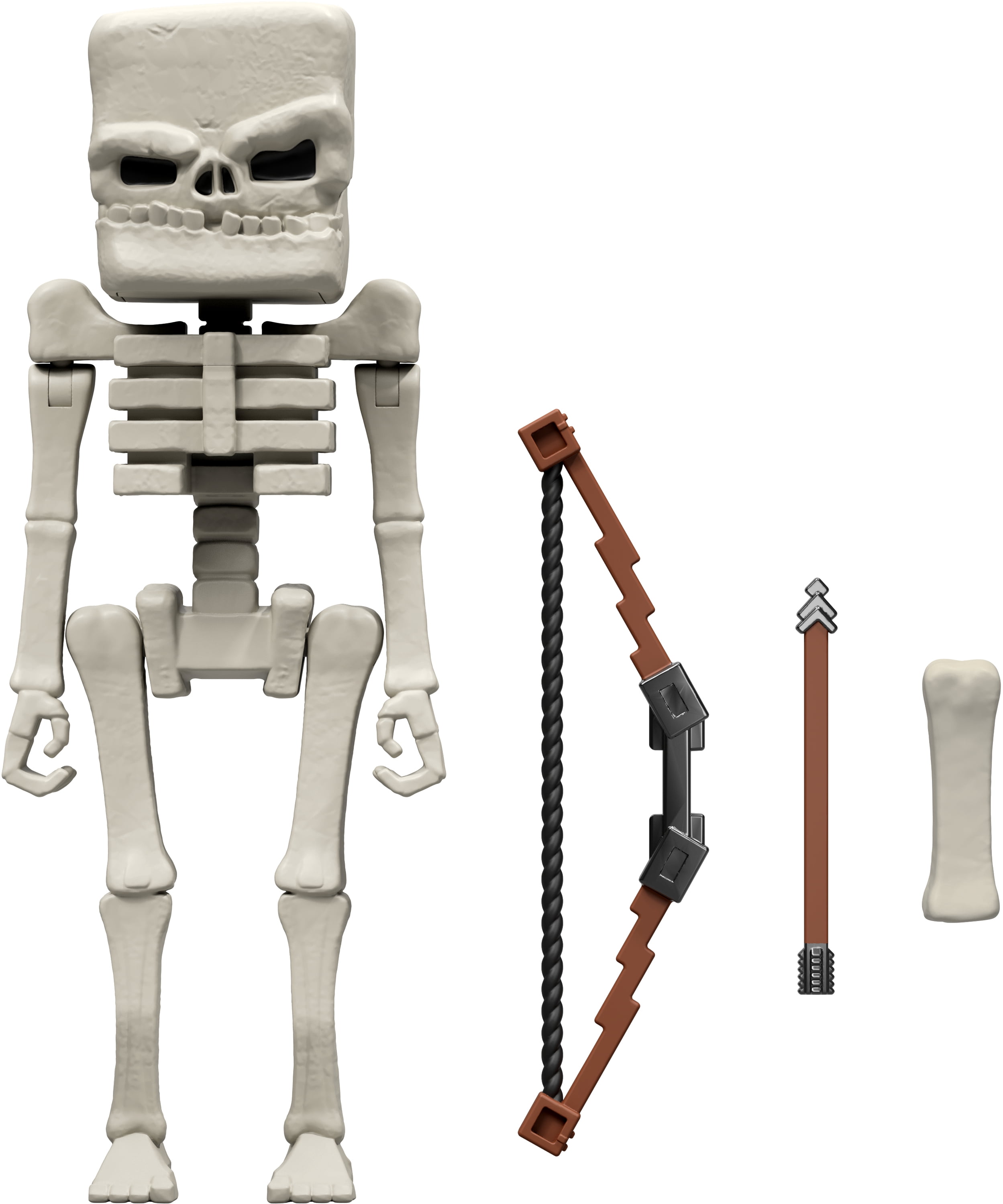 Minecraft-Figurine articulée Squelette-taille de 10 cm et accessoires