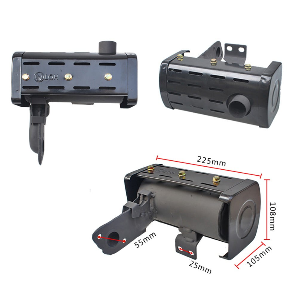 Silencieux échappement En Alliage Aluminium Pour Moteurs Diesel 170F-192F - Pièce Rechange Générateur