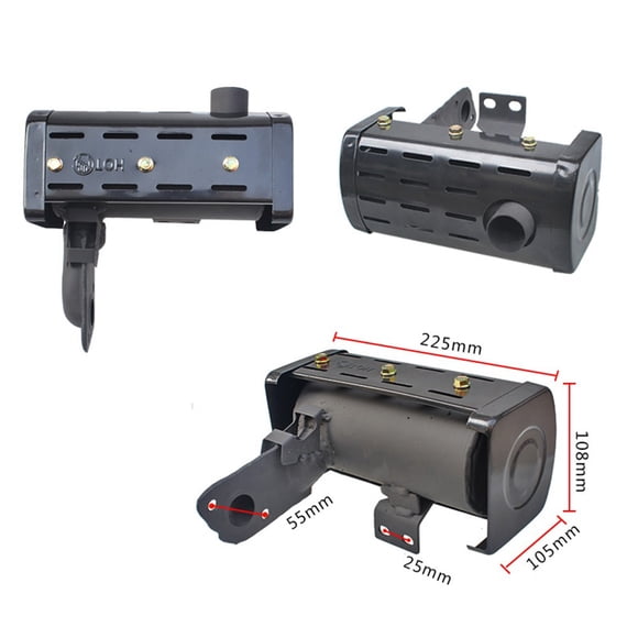 Lefu Compact Generator Muffler for 170F 178F 186F 192F Models Easy Installation