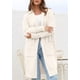 thumbnail image 4 of Cardigan PRETTYGARDEN de Manga Larga Blanco Talle M con Frente Abierto, 4 of 8