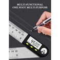 thumbnail image 4 of Cqxid Protractor Under $10 Digital Angle Ruler 2024 New 2 In 1 Precision Ruler&digital Angle Measuring Instrument Protractor Multi Angle Measuring Ruler Measuring Tool, 4 of 8