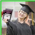 thumbnail image 5 of Celebrate Your Achievement: 25 Graduation Party Invitations with Envelopes for 2023 High School, College, and Masters Graduates - Perfect for Memorable Grad Celebrations!, 5 of 5