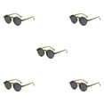 thumbnail image 2 of Thinsony 1/2/3/5 Pcs Élégant et Léger Rond pour Femmes Protection et Ajustement Confortable Matériaux C02 Boîte Vert Foncé 5 Pcs, 2 of 6