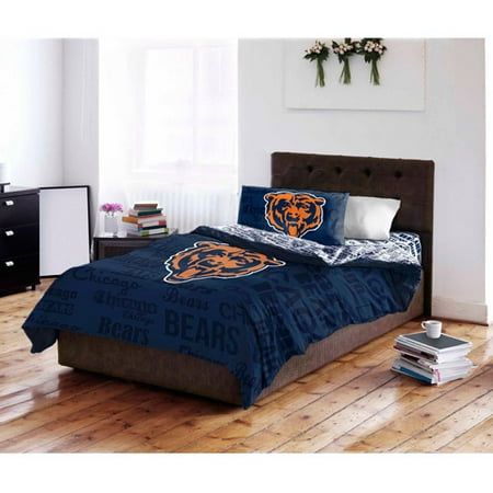 Nfl Chicago Bears Bed In A Bag Complete Bedding Set This On Opens A Dialog That Displays Additional Images For Product With The Option To Zoom In Or Out