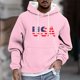 thumbnail image 1 of Sudadera con capucha para hombre, informal, a la moda, con estampado, con cordón, de manga larga, de poliéster, 1 of 5