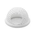 thumbnail image 2 of White Floating Cave with Feeding Ring, Hollow Plastic Breeding Shelter for Cichlid Tank, Deterioration-proof Aquarium Decor for Small Fish, Topliu, 2 of 6