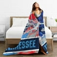 thumbnail image 4 of Tennessee Flannel Throw Blanket ，Football Style Pride Paint Travel Blanket Gifts for Men Women Boy Decor Sofa Bed 60"x80", 4 of 6