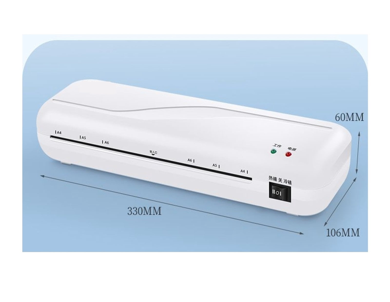 Office Hot And Cold Fast Warm-Up Roll Laminator Machine For A4 Paper Document Photo
