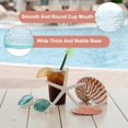 thumbnail image 4 of 7oz Acrylic Drinking Glasses 4Pcs Tumblers Drinkware, Reusable Unbreakable Water Glasses Cups Stackable Dishwasher Safe for Home Outdoors Restaurant,Light Blue,7oz, 4 of 7