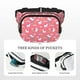 thumbnail image 5 of Fotbe Yoga Unicorn Cangurera Cuadrada con Estampado de Doble Capa, Bolsa de Cintura Ajustable Mini para Hombres y Mujeres, 5 of 9